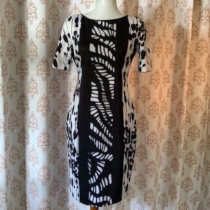 Marc NY ANDREW MARC black & white dress  8